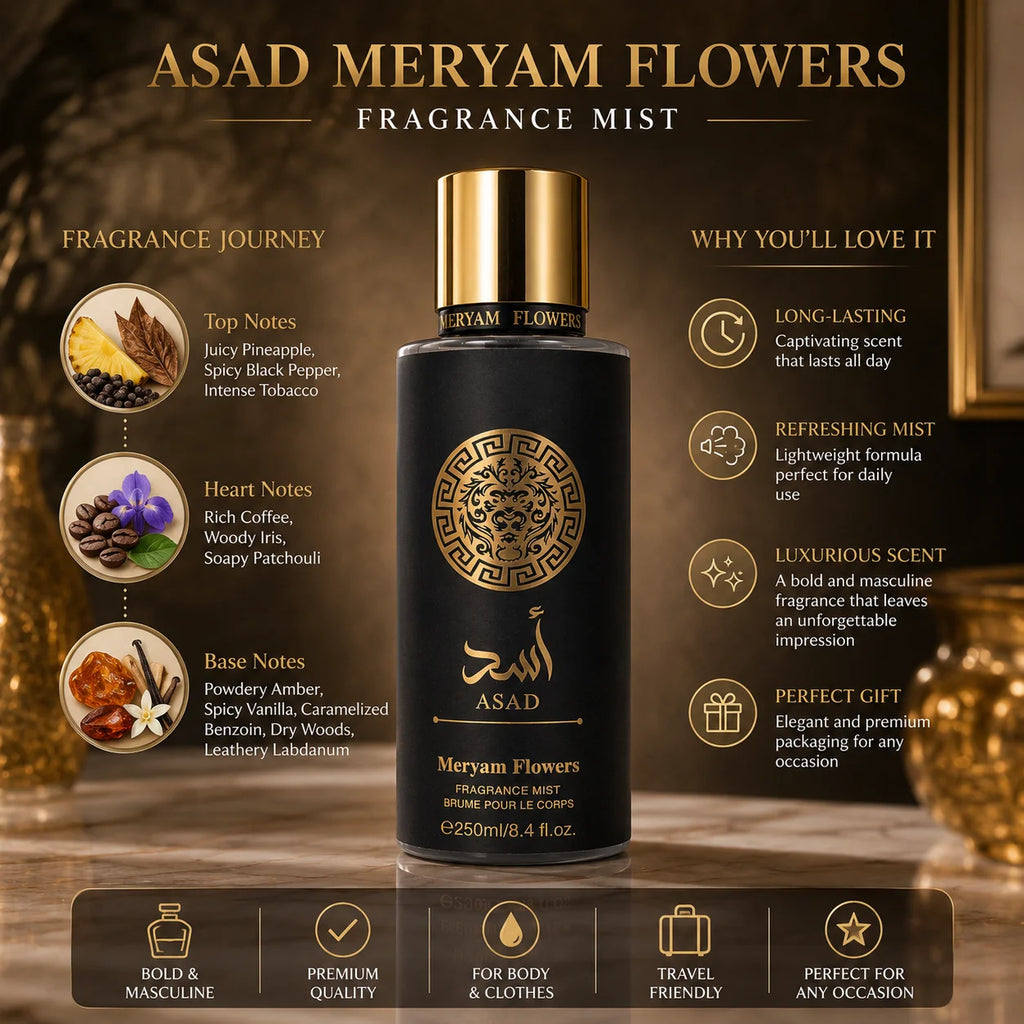 Asad Mist Parfume-250ml citrus Mist