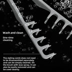 New Volumizing Wide-Tooth Hair Styling Comb Textured Styling Comb Korea Style Seam Covering Bangs Hair Combs For Men