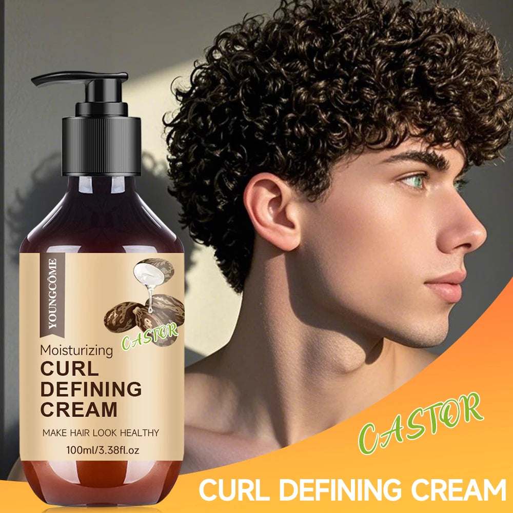 Men's Castor Oil Curling Cream by