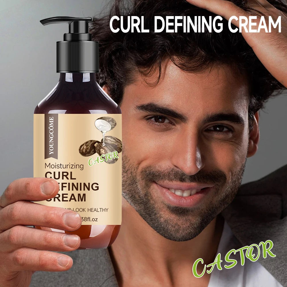 Men's Castor Oil Curling Cream by