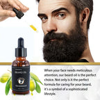 YURHERSU 30ml New Facial Hair and Beard Growth Oil Is Suitable for Men's Thick, Soft, Smooth, Nutritious Beard Oil Beard Care
