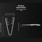 New Volumizing Wide-Tooth Hair Styling Comb Textured Styling Comb Korea Style Seam Covering Bangs Hair Combs For Men