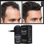 BUNEE Hair Fiber Set 15g: Men's Natural Hair-Dense Fibers for Balding Areas, Fills Part Lines, Includes 15g Fiber Powder